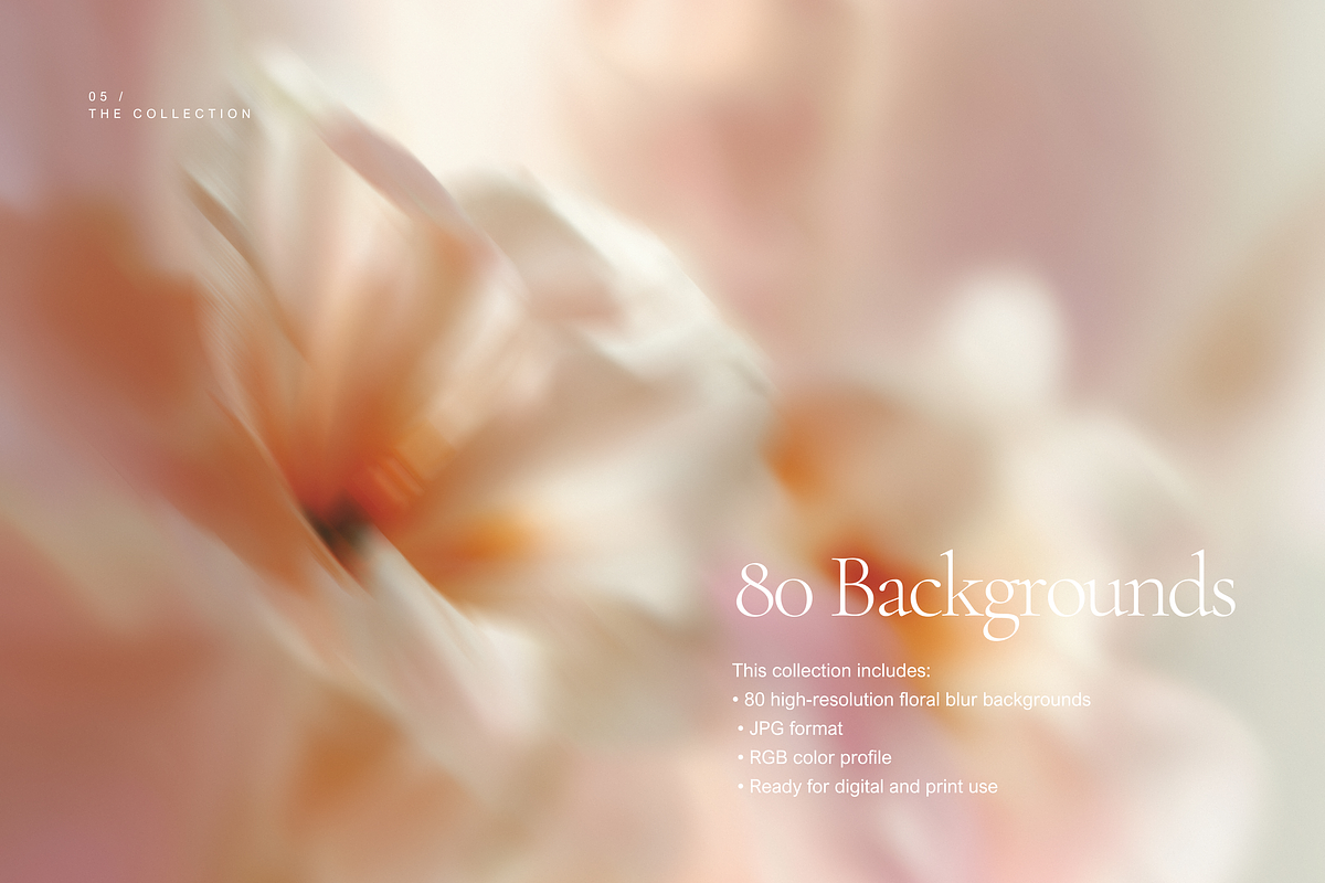 Dreamy Floral Blurred Backgrounds, a Background Graphic by Altea Design Studio (Photo 10 of 16)