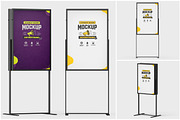 Standup Advertising Board Mockup, an Advertising Mockup by SmokyPixels (Thumbnail 1 of 4)