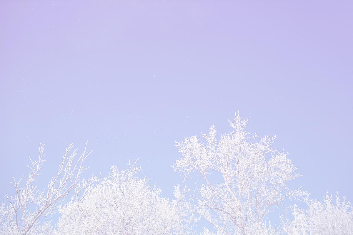 5 Pastel Winter Landscapes, a Background Photo by Fun Fusion Design (Photo 5 of 6)