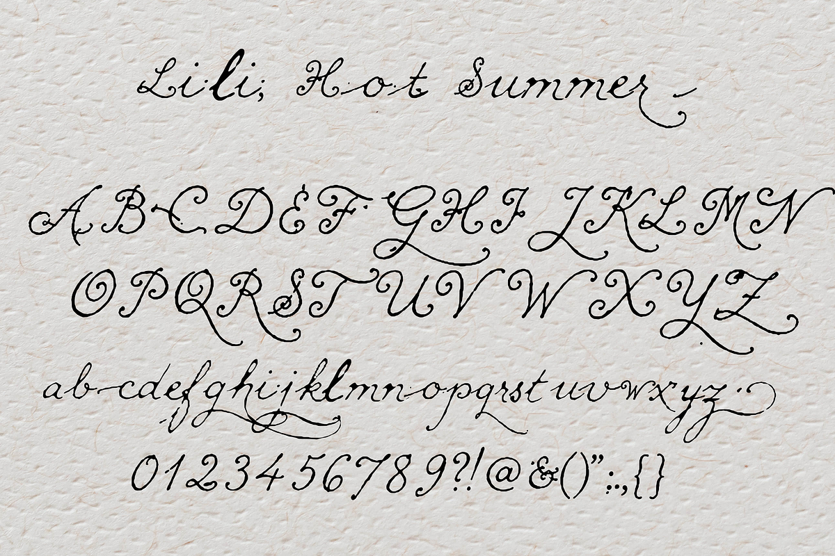 Lili, Hot Summer - Font Duo, a Handwritten Font by Lilithcollageart (Photo 11 of 12)