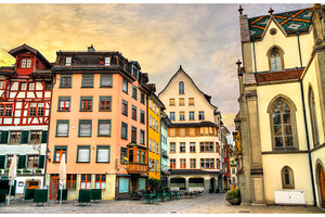 Architecture of St. Gallen in, an Architecture Photo by Leonid Andronov