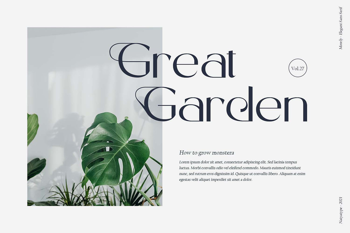 Morely, a Font by Nathatype (Photo 4 of 10)