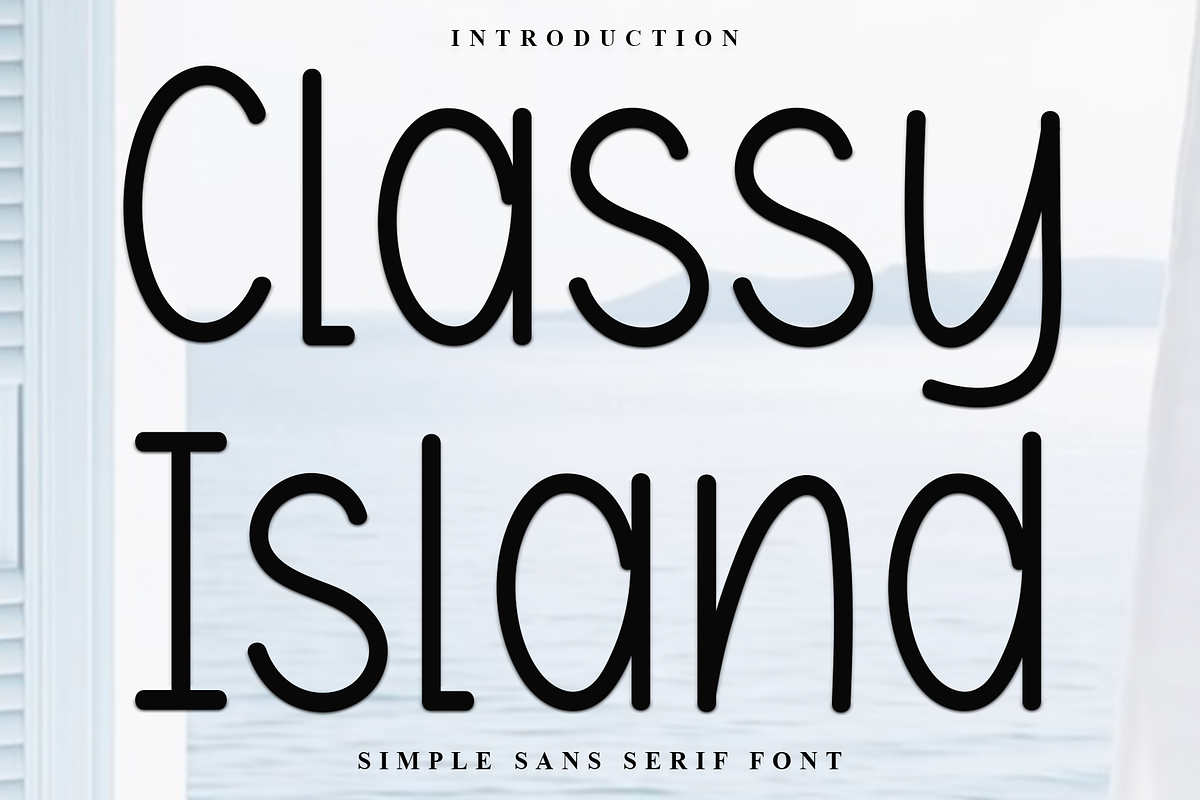 Classy Island, a Sans Serif Font by InermediaSTUDIO (Photo 1 of 8)