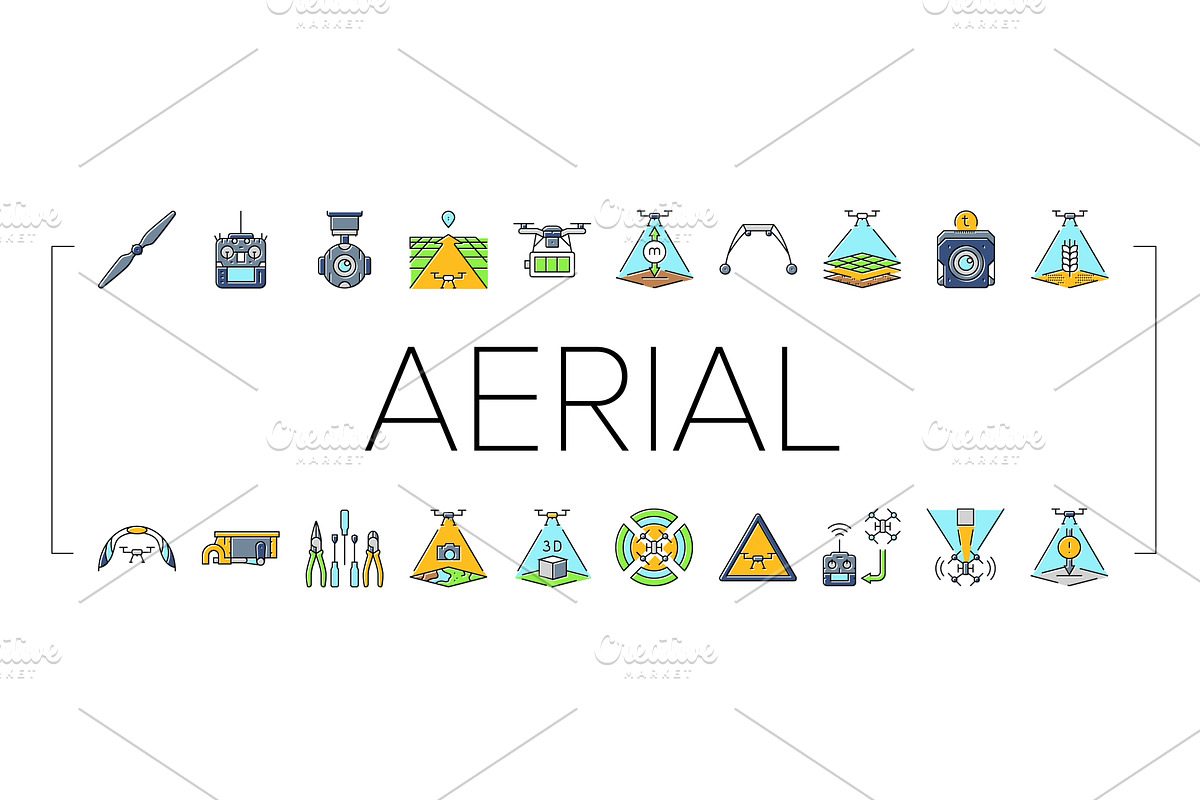 unmanned aerial vehicle drone uav, an Illustration by pikepicture