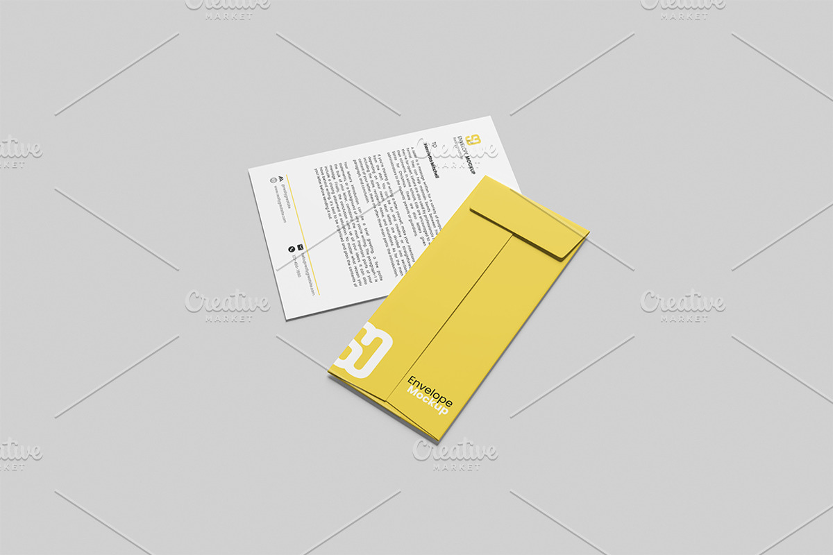 Envelope Identity Presentation, an Advertising Mockup by Gatamotion (Photo 4 of 5)