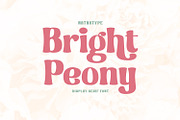 Bright Peony, a Handwritten Font by Nathatype (Thumbnail 1 of 10)