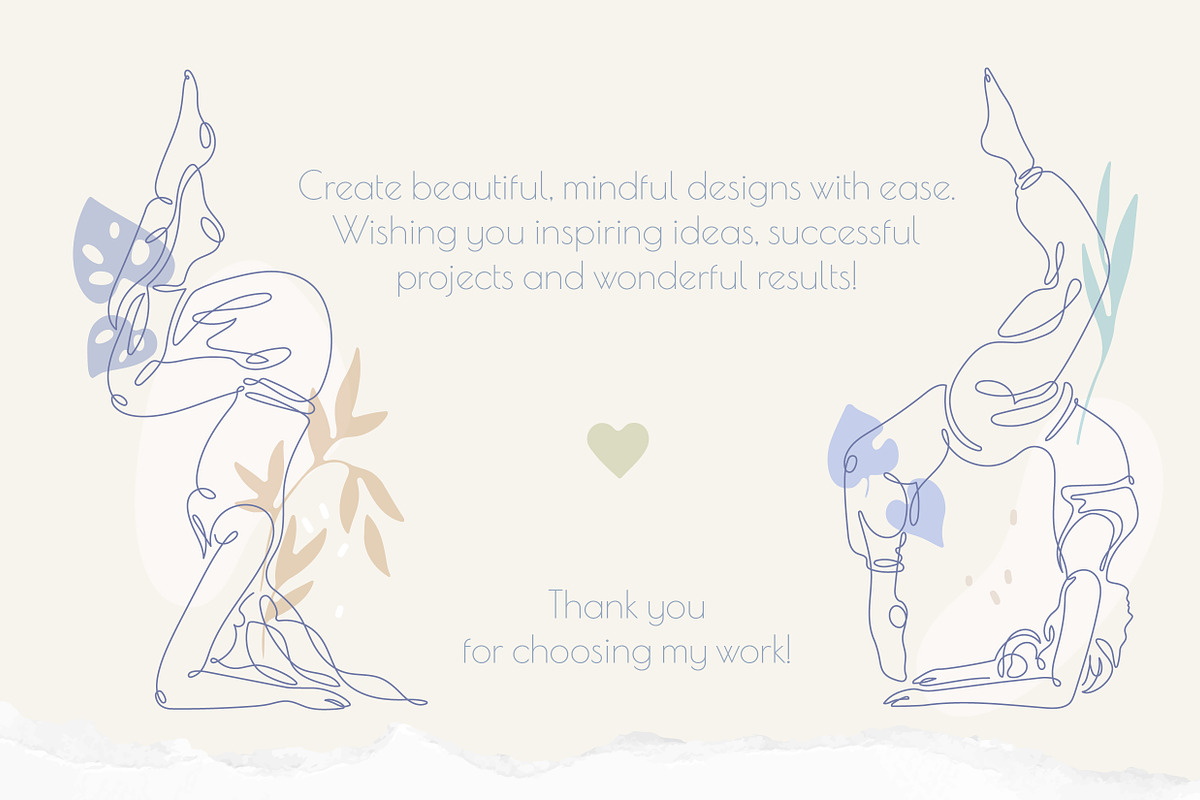 One Line Yoga Illustrations, a Person Illustration by Alina Kruss (Photo 9 of 9)