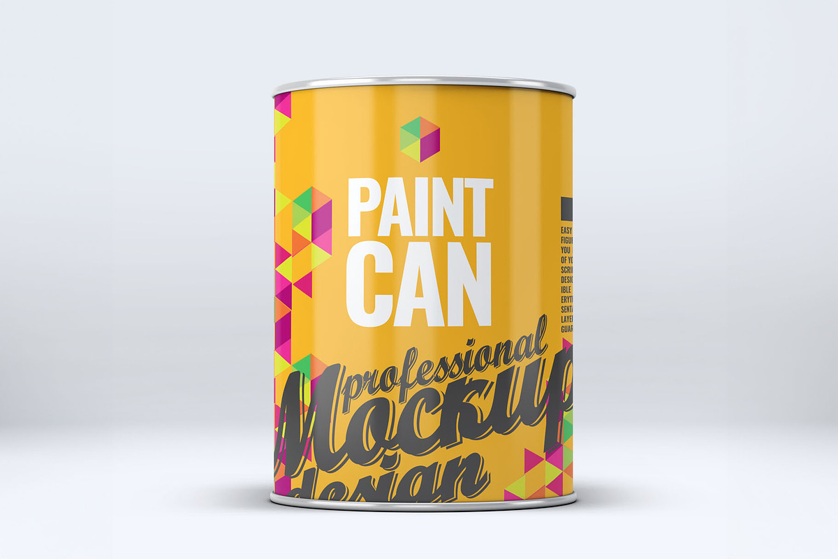Paint Can Mock-Up, a Product Mockup by Xtrahive