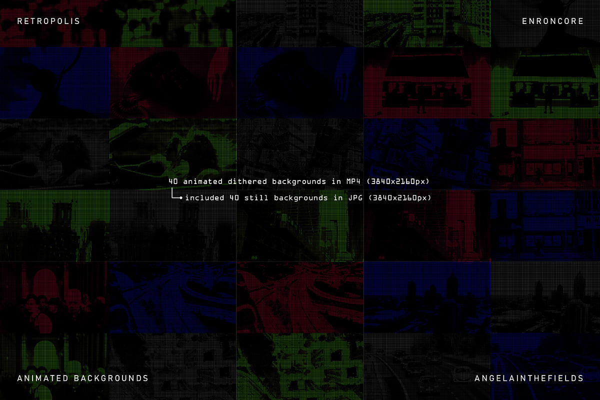 RETROPOLIS Animated Backgrounds, a Background Graphic by angelainthefields (Photo 4 of 9)
