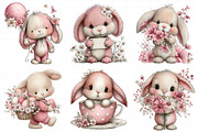 Whimsical Easter Bunny Clipart, an Illustration by Daily.Designs (Thumbnail 8 of 8)