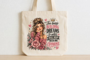 Building Dreams Blonde Messy Bun, a Seasonal Illustration by CraftArtStudio (Thumbnail 2 of 4)