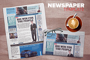 Newspaper Template, a Templates & Theme by Red Cactus Creative (Thumbnail 1 of 14)