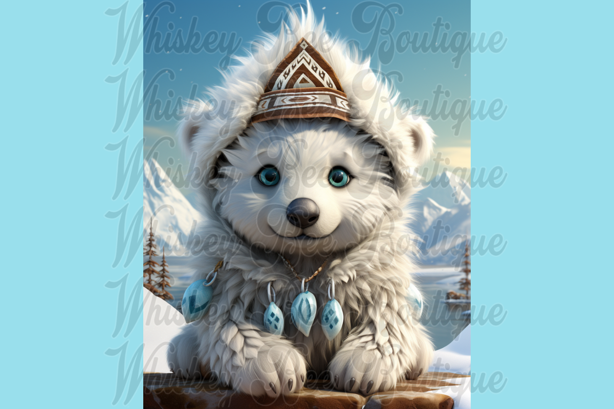 Cute Cartoon Shaman Animals, a Wallpaper Graphic by Whiskey Bee Boutique (Photo 21 of 21)