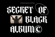 Ethnica - Blackletter Font, a Blackletter Font by limitype (Thumbnail 6 of 10)