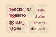Bertha, a Sans Serif Font by Arterfak Project (Thumbnail 8 of 9)