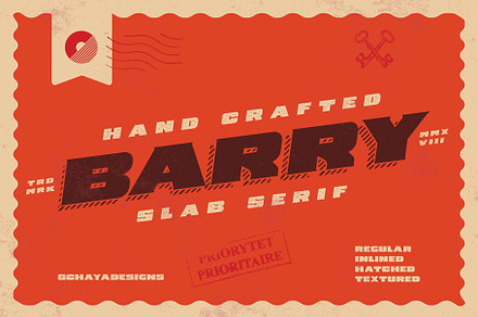 Barry | 4 Font Styles