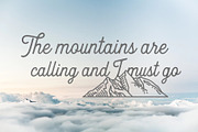 45 Mountain Icons - Logo Icons, an Icon by Hatch Design Workshop (Thumbnail 10 of 12)