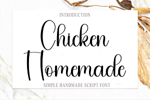 Chicken Homemade, a Handwritten Font by FreshTypeINK
