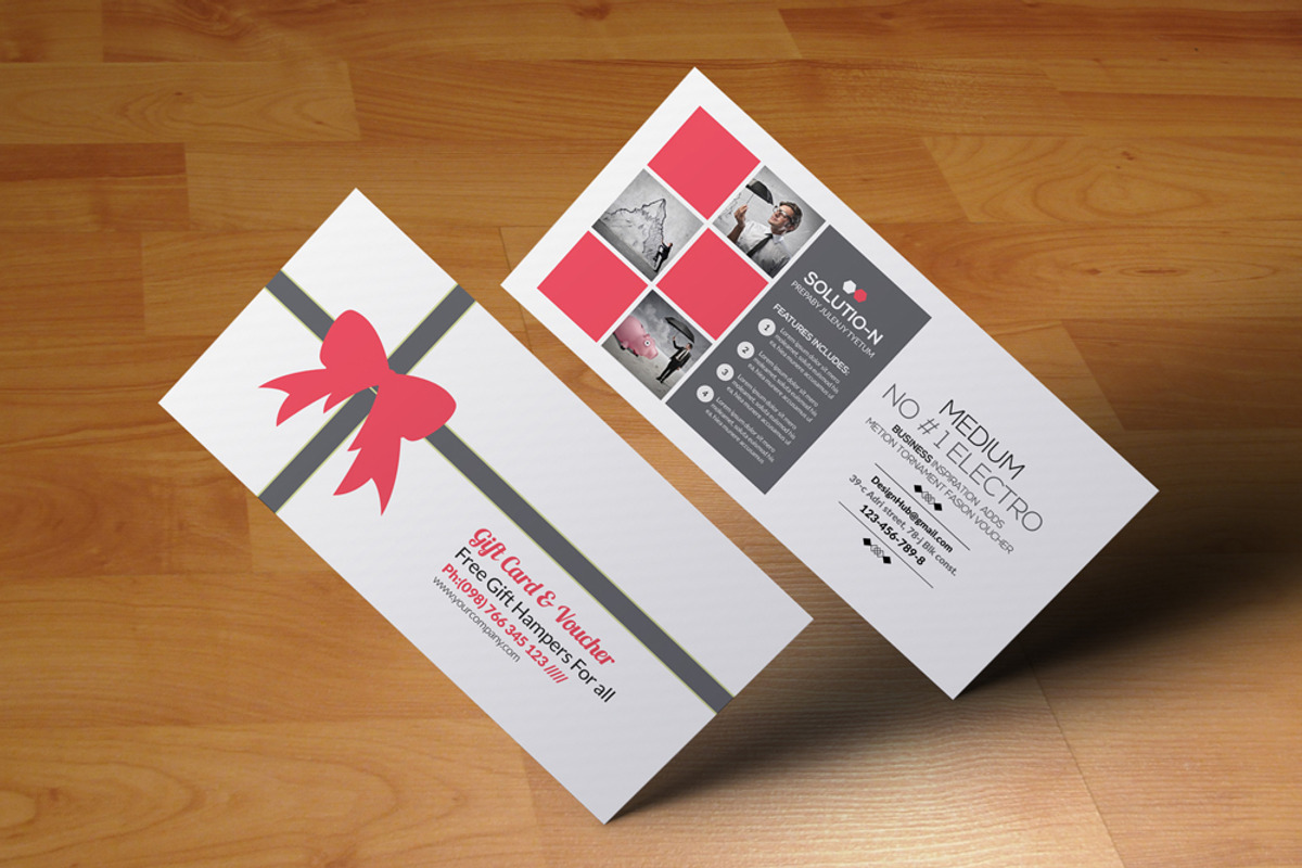 Multi Use Business Gift Voucher, an Invitation Template by Psd Templates (Photo 2 of 2)