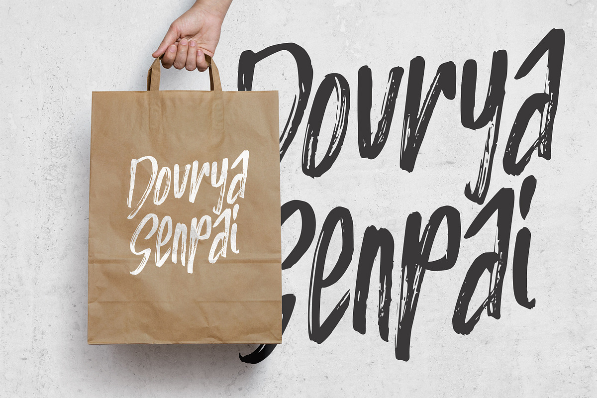 HIRUKA - Handbrushed Font preview 6