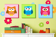 Woodland Owls Clipart and Vectors, an Illustration by GraphicHouse (Thumbnail 3 of 5)