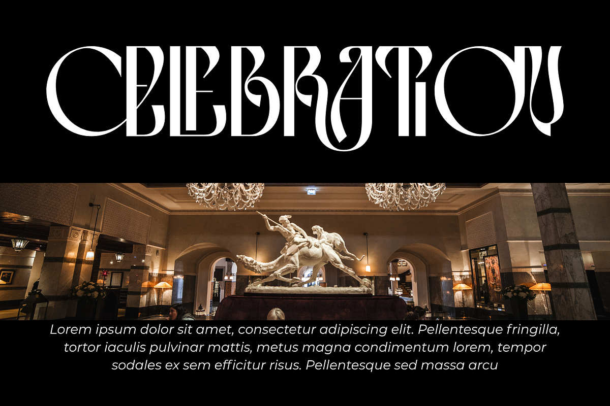 Paintings Galleries Font, a Sans Serif Font by 177Studio (Photo 2 of 8)