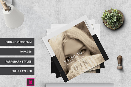 Fashion Lookbook Template, a Magazine Template by Nina Shaw