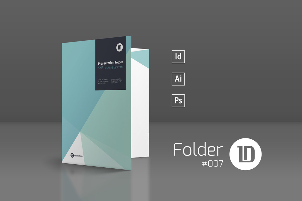 Presentation Folder Template 007, a Stationery Template by ID Vision Studio (Photo 1 of 4)