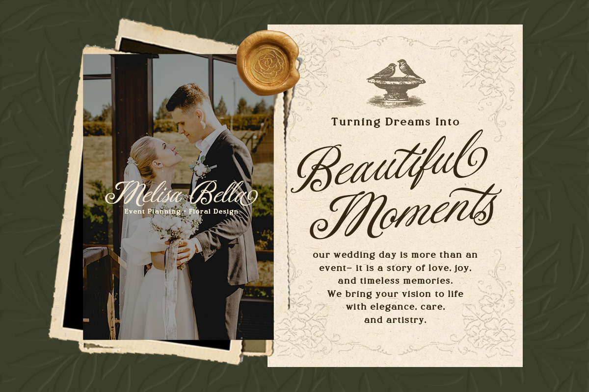 MCO - Montelise Darling, a Script Font by Mojiscope Studio (Photo 3 of 11)