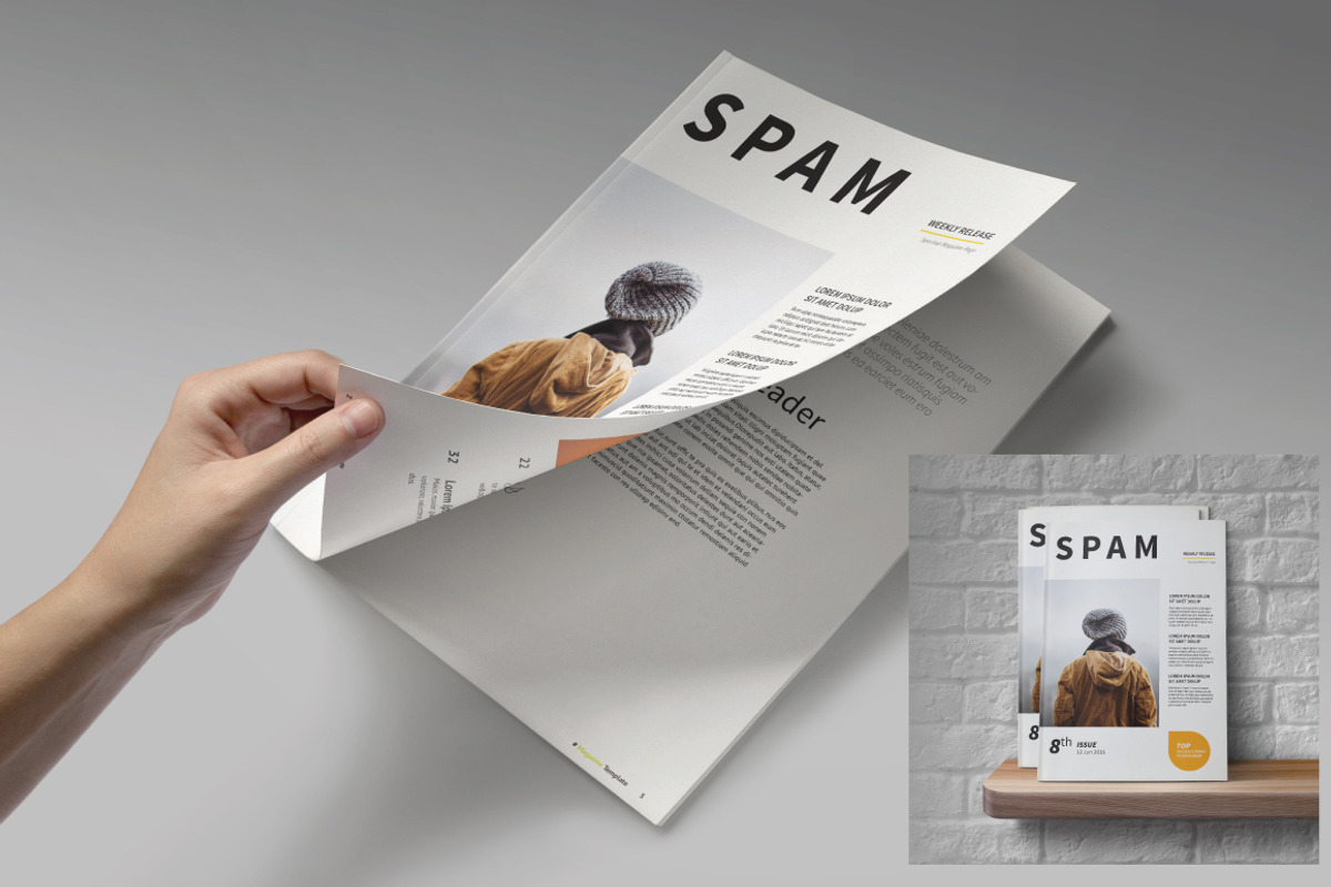 Clean Multipurpose Magazine Template, a Magazine Template by GreenDesign (Photo 1 of 5)