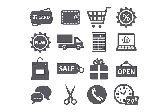 Shopping Icons