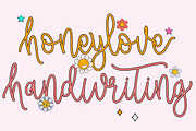 Pinky Honey, a Script Font by Soft Creative (Thumbnail 3 of 8)