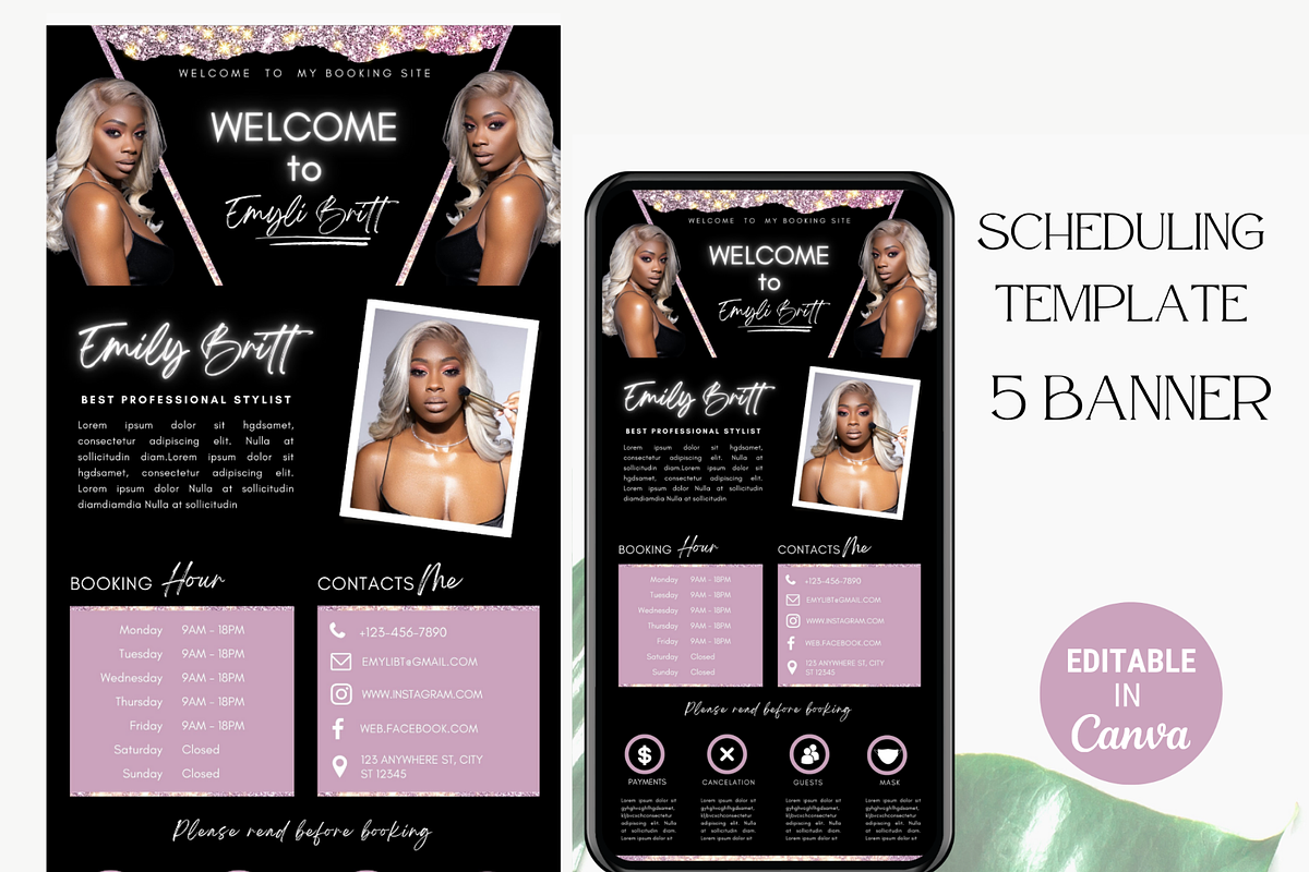 Acuity Scheduling Template, a Templates & Theme by TimCanvaTemplate (Photo 2 of 5)