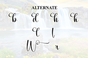 Waterfall | Script Font, a Handwritten Font by Scratchones (Thumbnail 8 of 9)