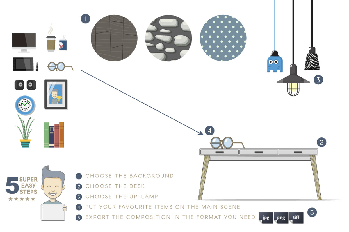 Scenerator - Vector Scene Builder, an Illustration by Bobboz Store (Photo 2 of 5)