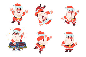 Dancing santa claus. Christmas, an Object Illustration by Stock-Smart-Start