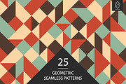 Geometric seamless pattern set, a Pattern Graphic by Yury Velikanov (Thumbnail 1 of 5)
