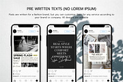 Fashion Instagram Canva Templates, a Social Media Template by Baleee (Thumbnail 6 of 8)