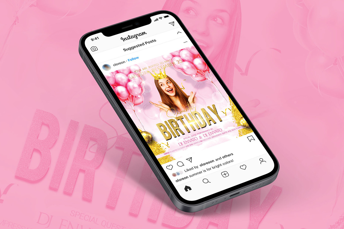 Birthday Flyer, a Flyer Template by Artolus (Photo 2 of 2)