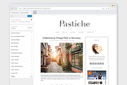 Minimalist WordPress Theme Pastiche, a WordPress Template by Trendy Themes (Thumbnail 2 of 2)