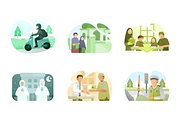 Faceless Islamic Illustrations, a Person Illustration by Berkah Studio (Thumbnail 8 of 12)
