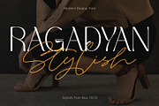 Ragadyan - Modern Duo Font, a Script Font by Inviline.co (Thumbnail 1 of 18)