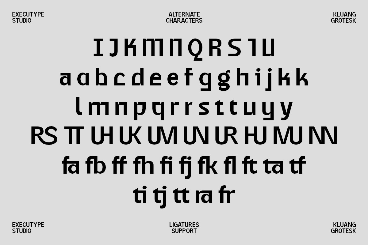 Kluang - Modern Sans Branding, a Font by executypeStudio (Photo 11 of 11)