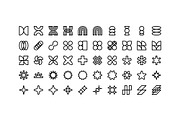 100 Neubrutalism Icons, an Outline Icon by Side Project (Thumbnail 2 of 10)