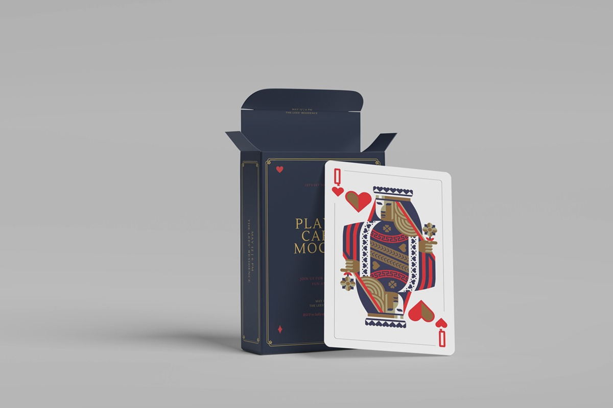 Playing Card Mockup, a Packaging Mockup by Tokobeta (Photo 7 of 9)