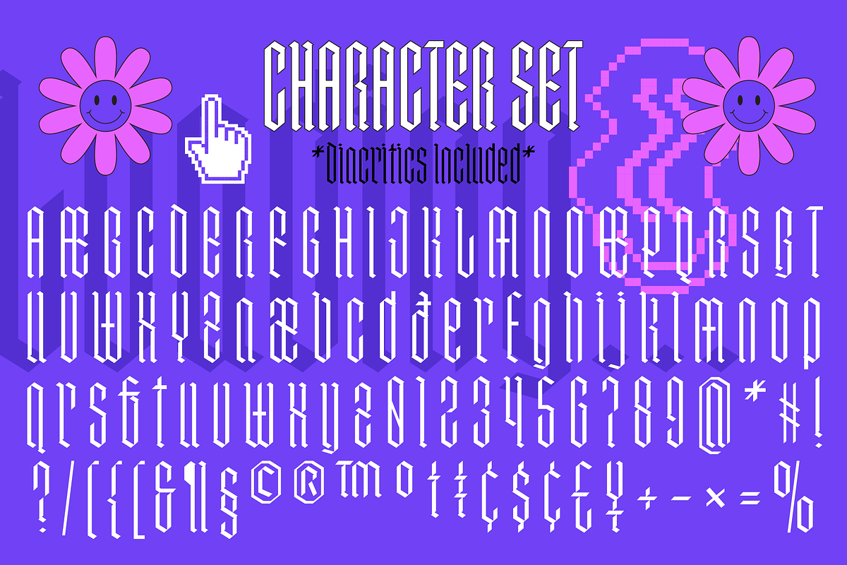 Birdman Modern Black Letter, a Font by YockMercado (Photo 4 of 6)