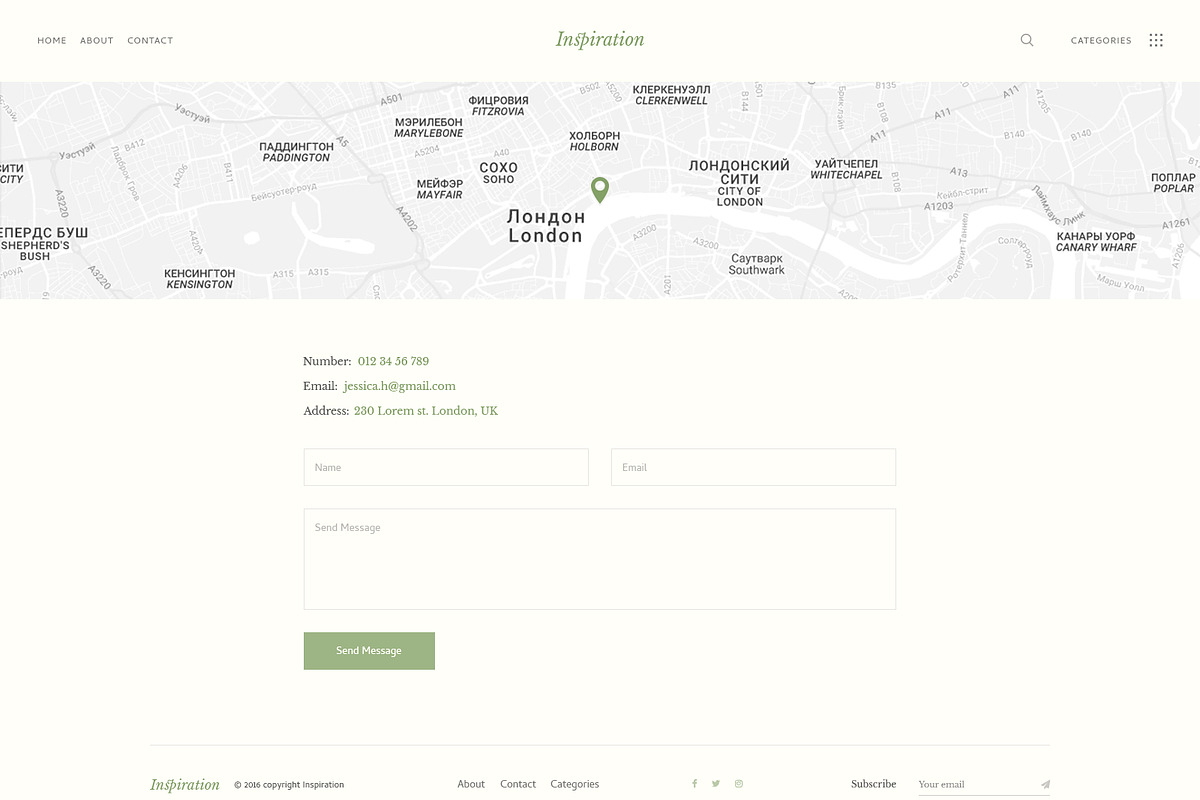 Inspiration — Lifestyle Blog PSD, a Templates & Theme by ScienteCraft (Photo 24 of 47)