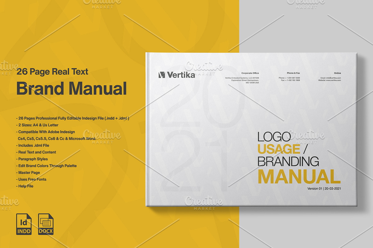 Brand Manual Bundle - 116 Page - 50%, a Brochure Template by Mastergfx (Photo 2 of 84)