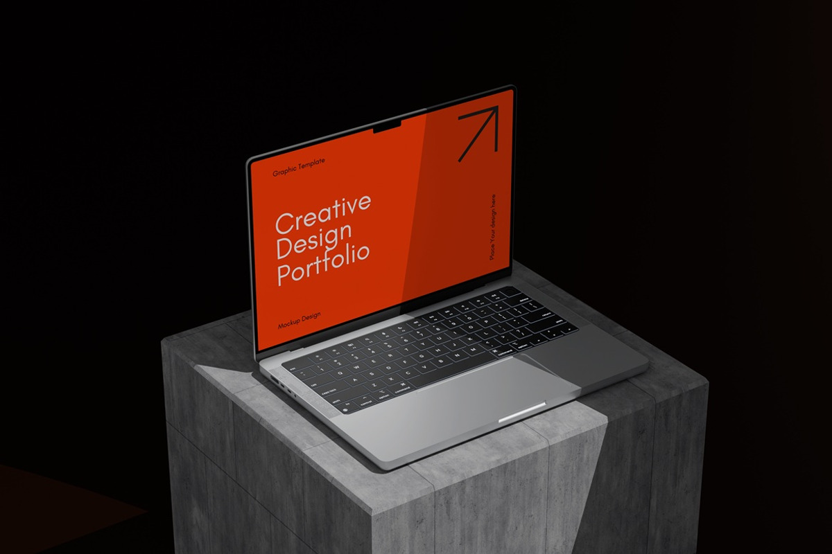 Minimal Laptop Mockup, a Mac Mockup by Graphic Deal (Photo 5 of 5)