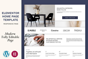 Home Page Elementor Template WP